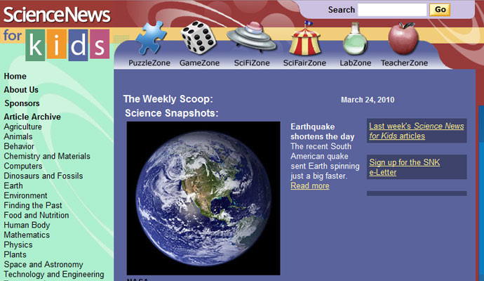 ScienceNews for Kids